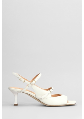 The Seller Sandals In White Leather