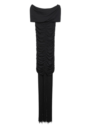 Khaite Draped Midi Dress