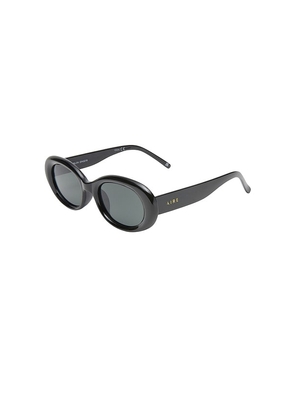 AIRE Epsilon Sunglasses in Black.