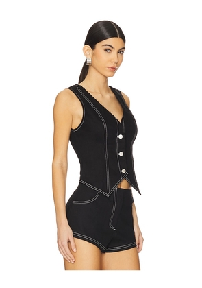 BY.DYLN Tyler Vest in Black. Size M. Also in L, S, XL.