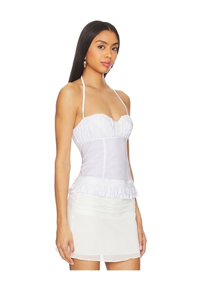 LPA Katya Top in White. Size L. Also in M, S, XL, XS, XXS.