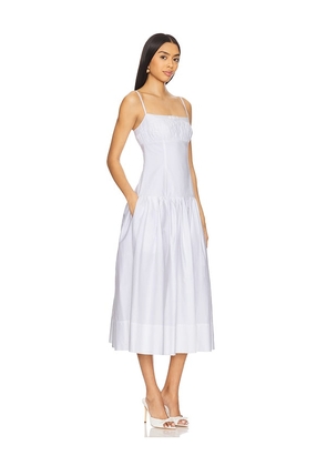 LPA Katya Midi Dress in White. Size L. Also in M, S, XS.