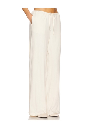 RAT BOI Pointelle Pant in Ivory. Size L. Also in M, S, XL, XS.