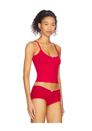 RAT BOI Scoop Back Cami in Red. Size L. Also in M, XL, XS.