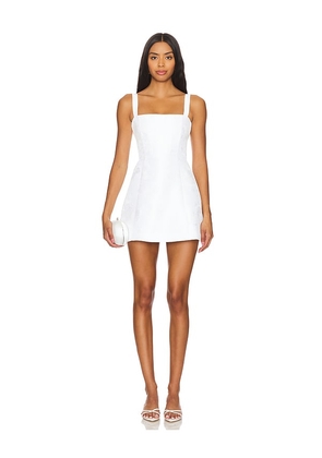 V. Chapman Kimmy Mini Dress in White. Size 12, 4.