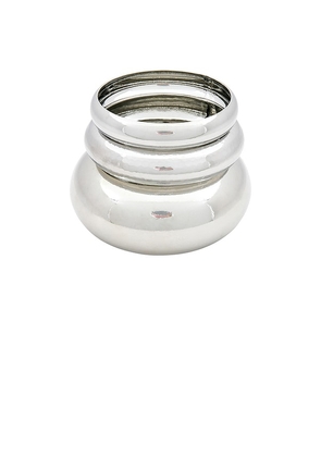8 Other Reasons Bangle Bracelet Set in Metallic Silver.