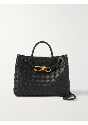 Bottega Veneta - Andiamo Small Intrecciato Leather Tote - Black - One size