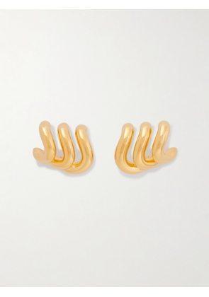 Balenciaga - Loop Trio Gold-tone Earrings - One size