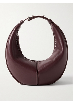 Proenza Schouler - Slide Mini Paneled Leather Shoulder Bag - Burgundy - One size