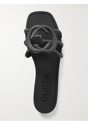 Gucci - Rubber Slides - Black - IT34,IT34.5,IT35,IT35.5,IT36,IT36.5,IT37,IT37.5,IT38,IT38.5,IT39,IT39.5,IT40,IT40.5,IT41,IT41.5,IT42