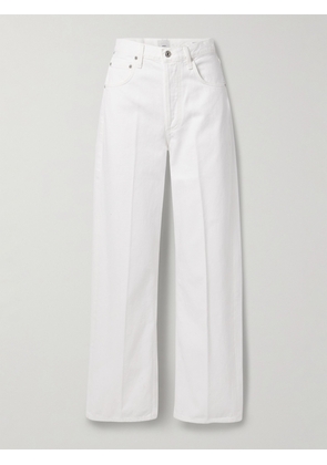 Citizens of Humanity - + Argent Ayla Baggy High-rise Wide-leg Jeans - White - 23,24,25,26,27,28,29,30,31