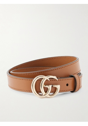 Gucci - Gg Marmont Leather Belt - Brown - 65,70,75,80,85,90,95,100,105