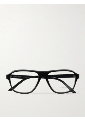 Oliver Peoples - + Khaite 1978rx Square-frame Acetate And Gold-tone Sunglasses - Black - One size