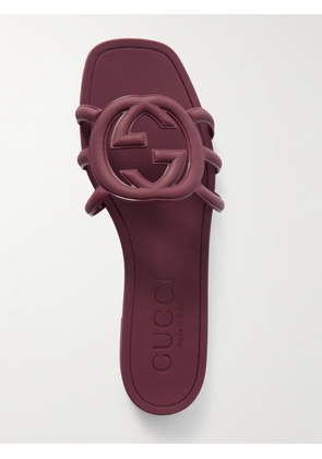 Gucci - Rubber Slides - Burgundy - IT35,IT36,IT37,IT38,IT39,IT40,IT41,IT42