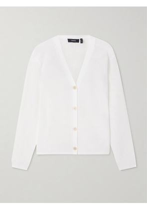 Theory - Pointelle-knit Cardigan - White - x small,small,medium,large