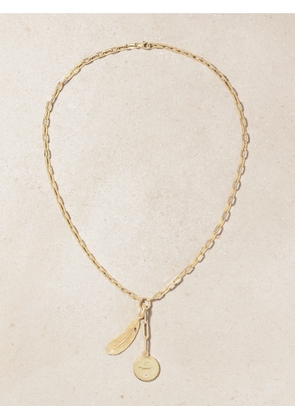 Foundrae - Dream + Vivacity + Classic Fob + Refined Clip Extension 18-karat Gold Diamond Necklace - One size