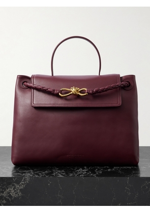 Bottega Veneta - Ciao Ciao Medium Intrecciato Leather Tote - Burgundy - One size