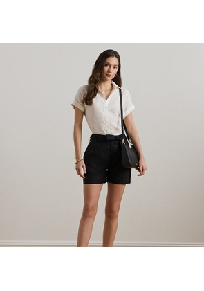 Belted Linen Short