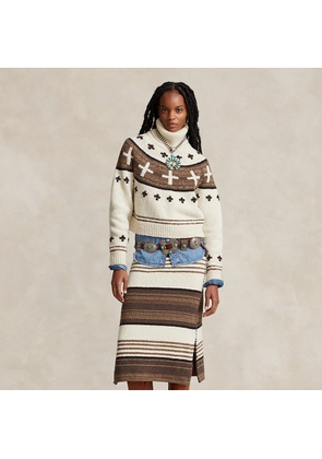 PRL x Naiomi Glasses Wool-Blend Skirt