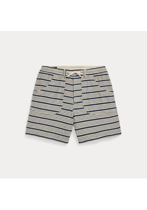 Indigo Striped Jersey Short