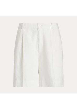 Pleated Linen Short