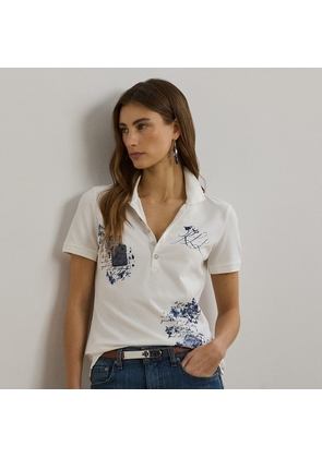Patchwork piqué Polo Shirt