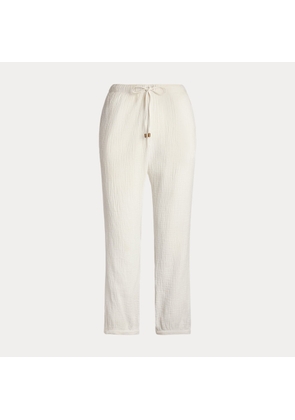Cotton Gauze Drawcord Trouser Cover-Up