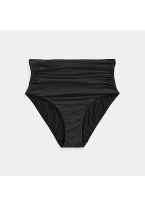 High-Waisted Shirred Bikini Bottom
