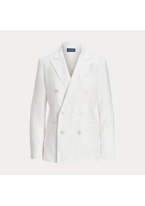Double-Breasted Linen Blazer