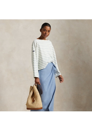 Linen Tie-Wrap Skirt