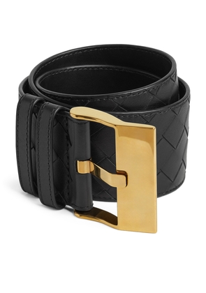Bottega Veneta Large Calfskin Intrecciato Watch Belt