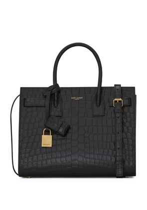 Saint Laurent Croc-Embossed Sac de Jour