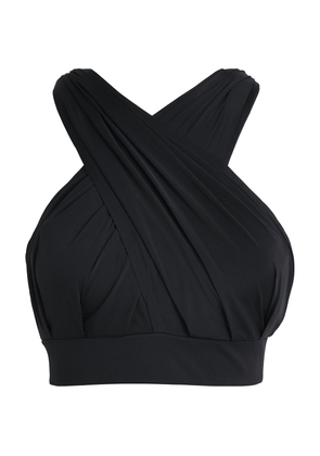 Goldbergh Halterneck Drape Sports Top