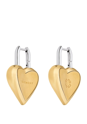 Givenchy Heart Padlock Earrings