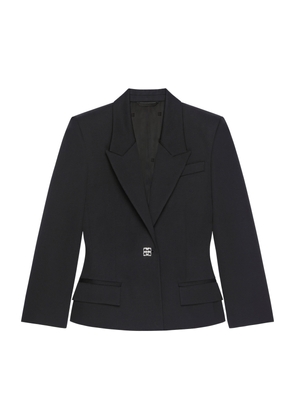 Givenchy Wool 4G Liquid Blazer