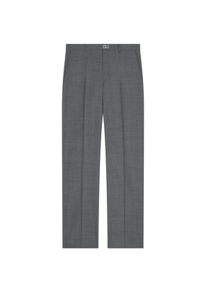 Givenchy Wool Monogram-Detail Tailored Trousers