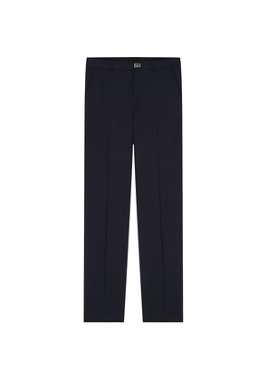 Givenchy Wool Monogram-Detail Tailored Trousers