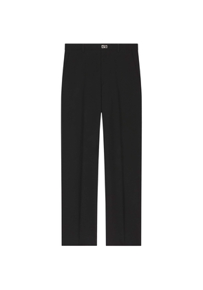 Givenchy Wool Monogram-Detail Tailored Trousers
