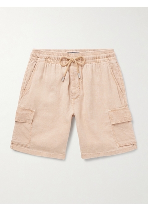 Vilebrequin - Baie Straight-Leg Linen Drawstring Cargo Shorts - Men - Brown - S