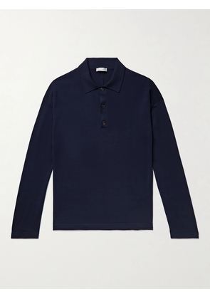 The Row - Djon Wool Polo Shirt - Men - Blue - S