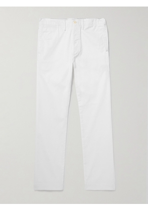 RRL - Officer's Straight-Leg Herringbone Cotton Trousers - Men - White - 28W 32L