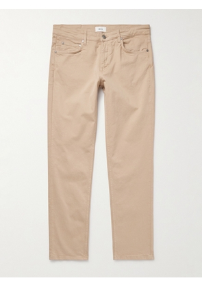 NN07 - Tony 1923 Slim-Fit Garment-Dyed Organic Cotton-Blend Twill Trousers - Men - Neutrals - UK/US 28