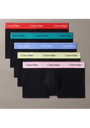 Calvin Klein Pride 5 Pack Cotton-Jersey Trunks - S