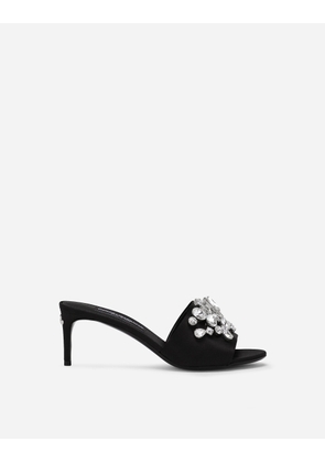 Dolce & Gabbana Ricamo - Woman Slides And Mules Multi-colored 37