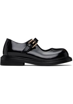 Moschino Black Mary Jane Olivia Loafers