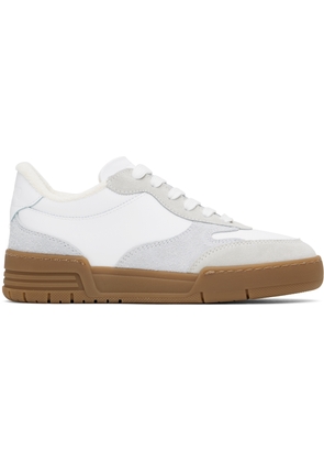 Moschino White & Gray Streetball Sneakers
