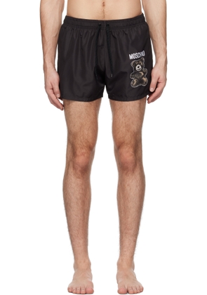 Moschino Black 'Moschino' Teddy Bear Swim Shorts