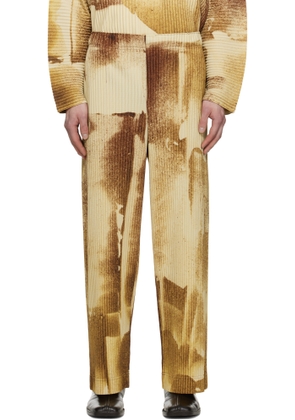 HOMME PLISSÉ ISSEY MIYAKE Brown Wind Walk Trousers