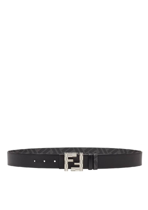 Fendi Squared Reversible Leather Belt