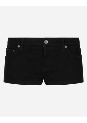 Dolce & Gabbana Denim Shorts - Woman Denim And Jeans Multi-colored 44